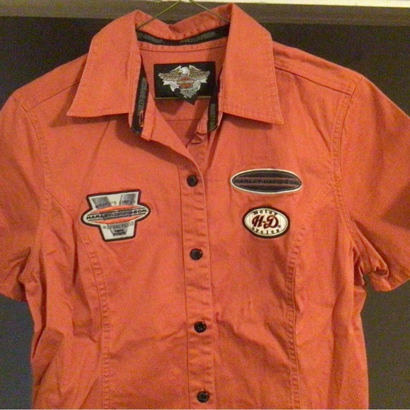 Harley-Davidson Ladies Button Down NWOT Medium - Picture 3 of 12